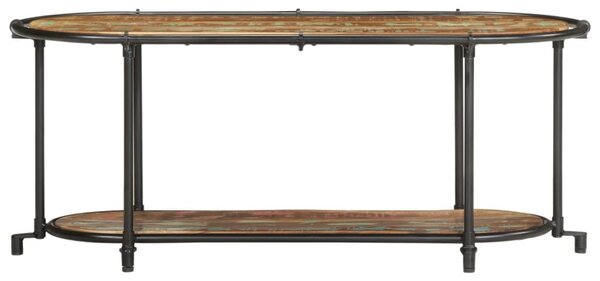 Tömör újrahasznosított fa TV-szekrény 100 x 42 x 40 cm