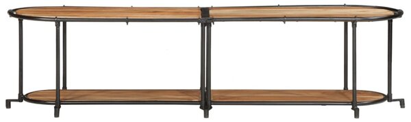 Tömör akácfa TV-szekrény 160 x 42 x 40 cm