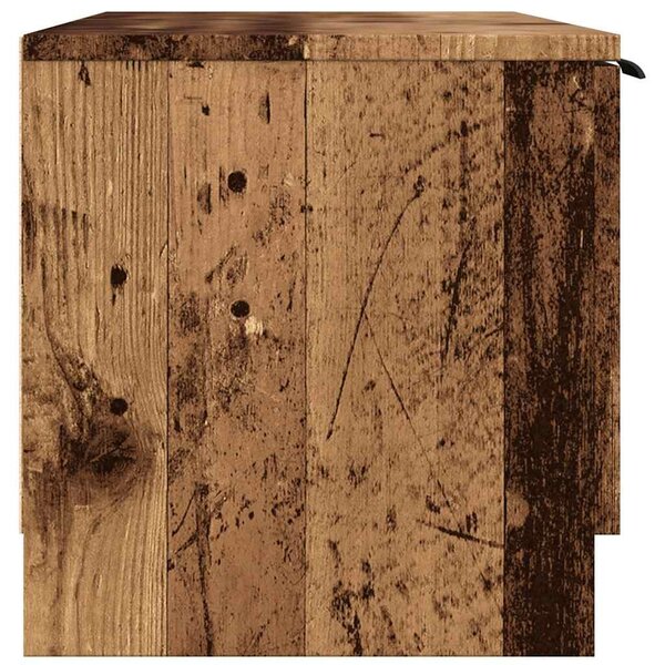 TV szekrény Régi fa 102x35x36,5 cm Gépelt fa