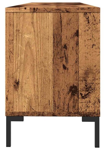 Antik fa színű szerelt fa TV-szekrény 150 x 30 x 44,5 cm