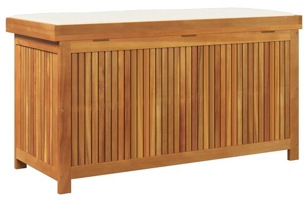 Tömör akácfa kültéri párnatartó láda 113x50x60,5 cm