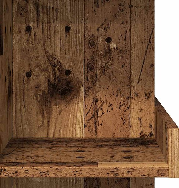 Antik fa szerelt fa bárasztal tárolópolccal 100 x 48 x 101,5 cm