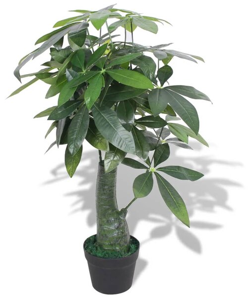 Művadkakaó virágcseréppel 85 cm zöld
