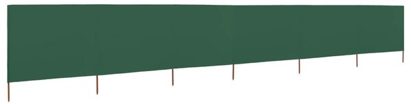 VidaXL zöld 6-paneles szövet szélellenző 800 x 80 cm