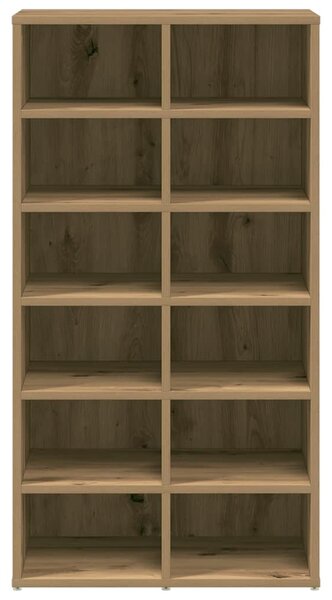 Cipőtartó kézműves tölgy 54x34x100,5 cm műszaki fa