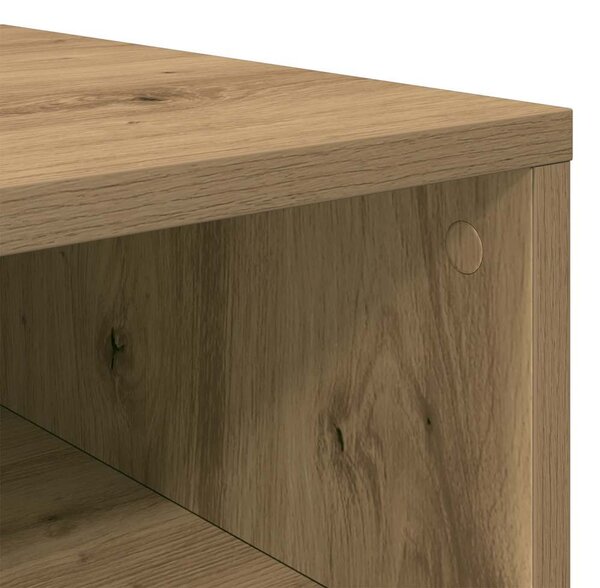 Cipőtartó kézműves tölgy 54x34x100,5 cm műszaki fa