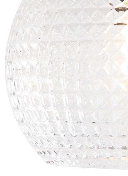 Art Deco mennyezeti lámpa rézzel - Sphere