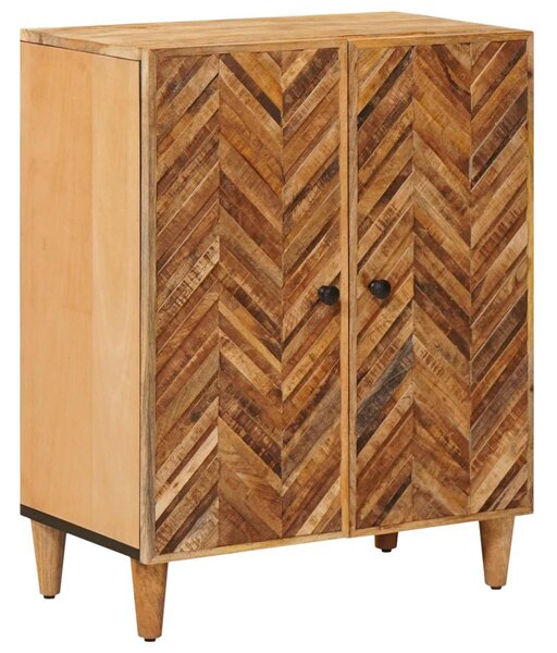 VidaXL Tároló szekrények 3 pcs Barna 60 x 33,5 x 75 cm Tömör Mangófát