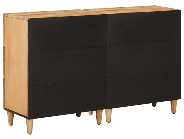 VidaXL Tároló szekrények 2 pcs Barna 60 x 33,5 x 75 cm Tömör Mangófát