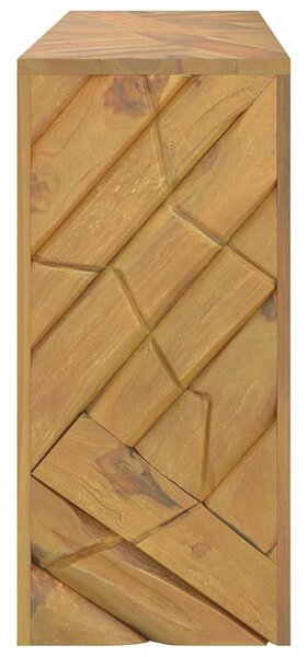 Konzolasztal 110x35x75 cm tömör fa teakfa