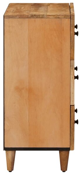 VidaXL Tároló szekrények 2 pcs Barna 60 x 33,5 x 75 cm Tömör Mangófát