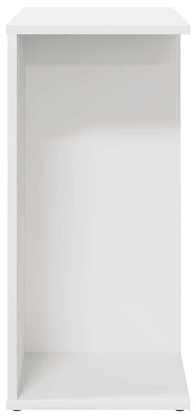 Éjjeliszekrények 2 db fehér 46,5x29x61 cm gépelt fa