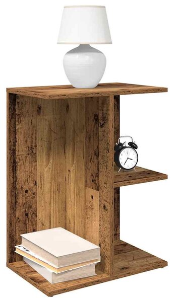 Éjjeliszekrények 2 db régi fa 46,5x29x61 cm gépelt fa