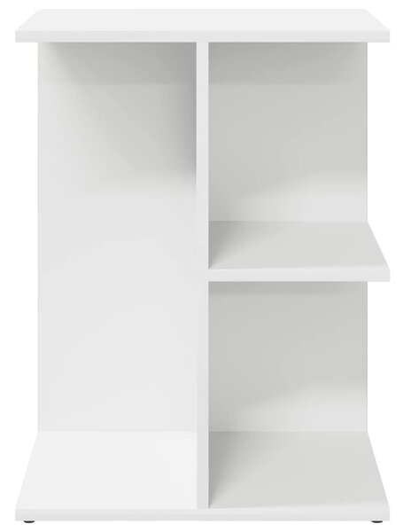 Éjjeliszekrények 2 db fehér 46,5x29x61 cm gépelt fa