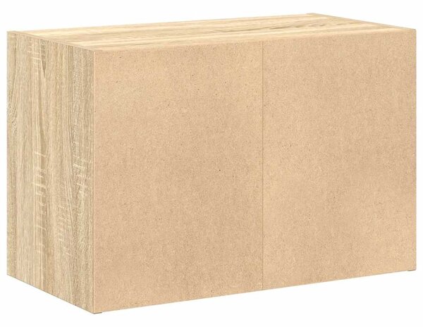 Szekrény 2 fiókkal Sonoma tölgy 60x31x40 cm gépi forgácsolt fa
