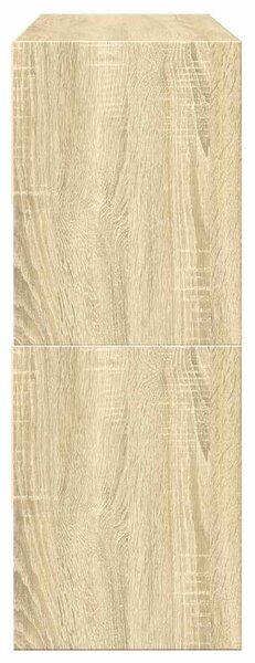 Cipőtartók 2 db egymásba rakható Sonoma tölgy 89,5x30x40 cm