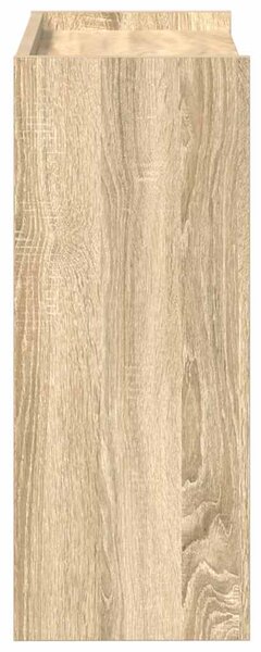 Sonoma tölgy színű szerelt fa cipőtartó 60x25x62 cm