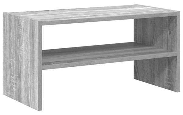 Szürke sonoma cipőtartó állvány halmozható 60 x 30 x 30,5 cm