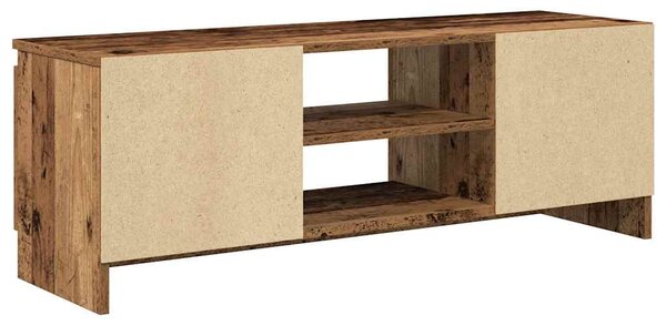 Antik fa színű szerelt fa TV-szekrény 102x30x36 cm