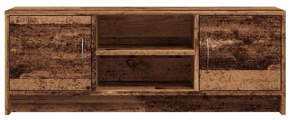 Antik fa színű szerelt fa TV-szekrény 102 x 30 x 37,5 cm