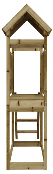 Impregnált fenyőfa kültéri játszószett 53 x 110 x 214 cm