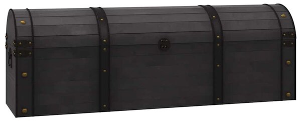 Vintage stílusú tömör fa tárolóláda 120 x 30 x 40 cm