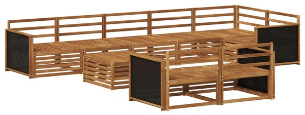 VidaXL Kültéri kanapé szett 9 pcs