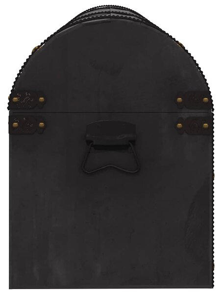 Vintage stílusú tömör fa tárolóláda 120 x 30 x 40 cm