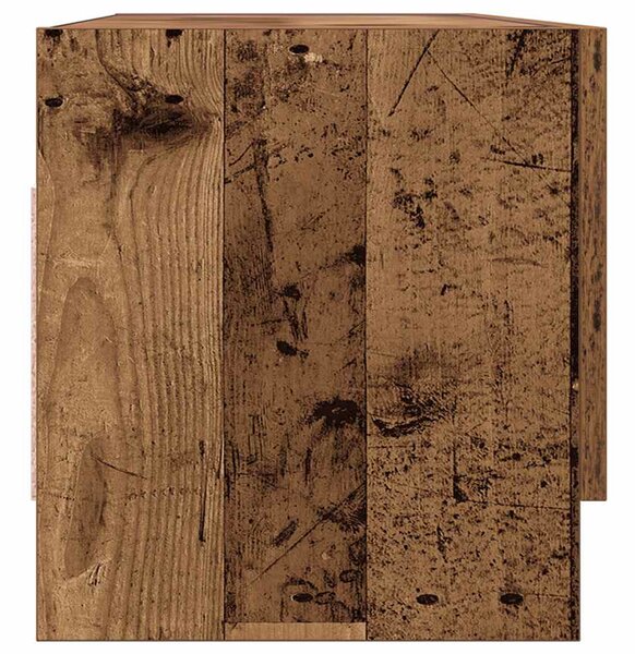 Szekrény Régi fa 100x32,5x35 cm Gépelt fa