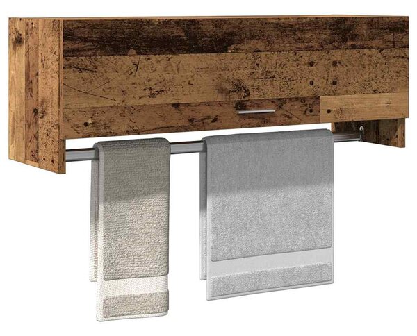 Szekrény Régi fa 100x32,5x35 cm Gépelt fa