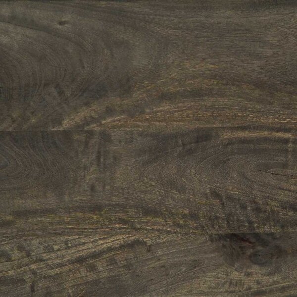 Fekete tömör mangófa TV-szekrény 100 x 33 x 46 cm