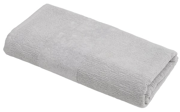 CARRARA törölköző 60x100 cm világosszürke, 100% pamut