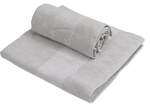 CARRARA törölköző 60x100 cm világosszürke, 100% pamut
