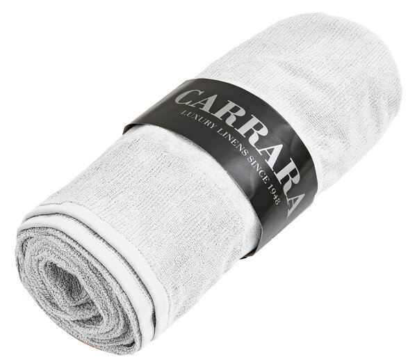 CARRARA törölközőkészlet 1db 60x100 cm és 1db 40x55 cm 100% pamut, fehér