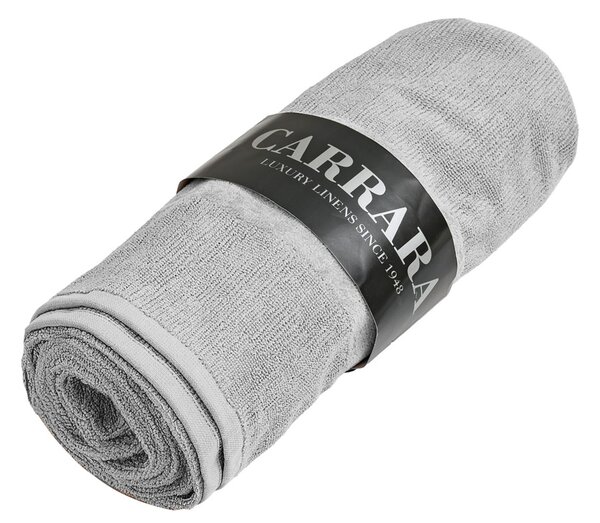 CARRARA törölköző 60x100 cm világosszürke, 100% pamut