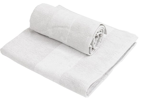 CARRARA törölközőkészlet 1db 60x100 cm és 1db 40x55 cm 100% pamut, fehér