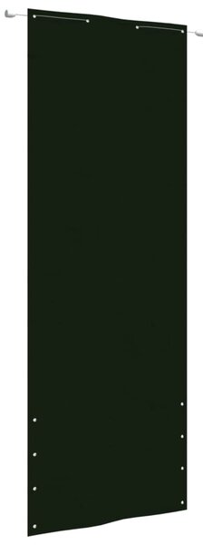 VidaXL sötétzöld oxford-szövet erkélyparaván 80 x 240 cm