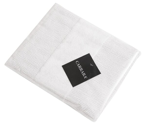 CARRARA törölközőkészlet 1db 60x100 cm és 1db 40x55 cm 100% pamut, fehér