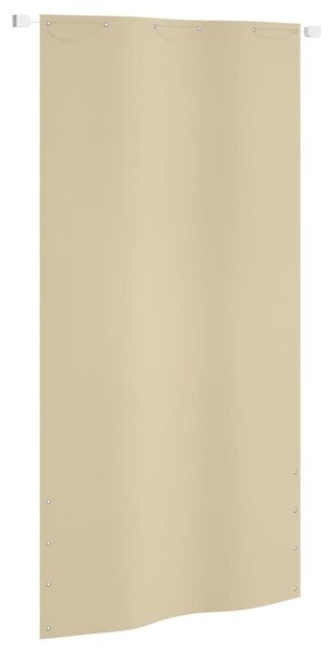 VidaXL bézs oxford-szövet erkélyparaván 120 x 240 cm