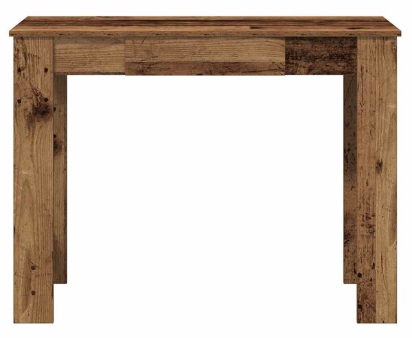 Íróasztal régi fa 100x45x75 cm műszaki fa
