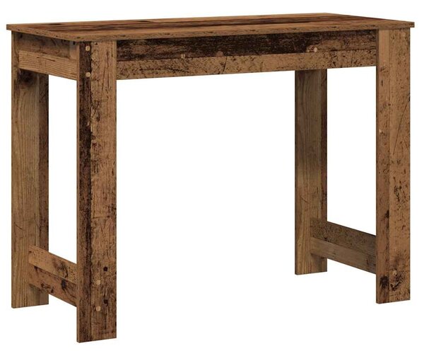 Íróasztal régi fa 100x45x75 cm műszaki fa
