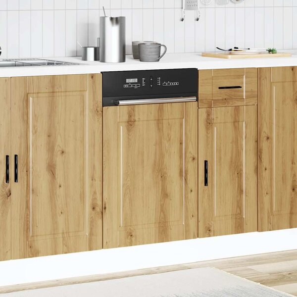 Mosogatógép panel Porto Artisan Oak Mérnöki faanyagok 45x1,5x57 cm