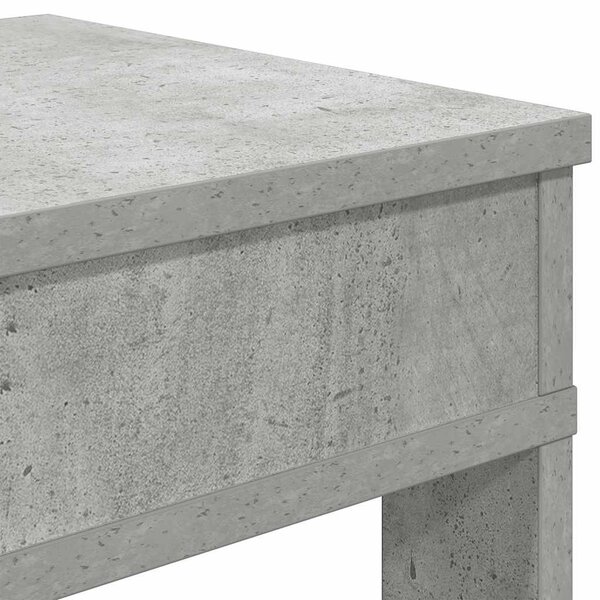 Betonszürke szerelt fa cipőtartó 60x30x98 cm