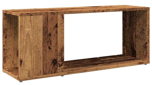 Antik hatású szerelt fa TV-szekrény 80x24x32 cm