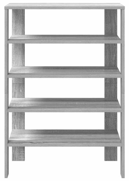 Szürke sonoma színű szerelt fa cipőtartó 61x32x87,5 cm