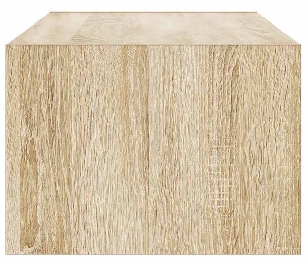 TV szekrény LED világítással sonoma tölgy 100X35,5x25 cm
