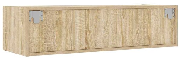 TV szekrény LED világítással sonoma tölgy 100X35,5x25 cm