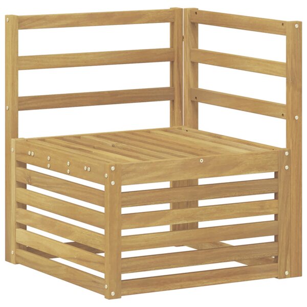 VidaXL Ülőgarnitúrák 4 pcs Fehér 187,5 x 128,5 x 73 cm Tömör Akácfa