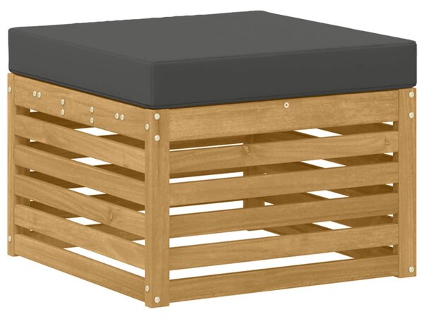 VidaXL Ülőgarnitúrák 6 pcs Fehér és Antracitszürke 245 x 122,5 x 73 cm