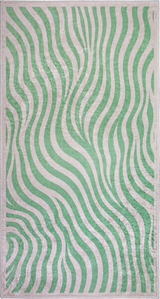 Zöld mosható szőnyeg 60x100 cm Green Zebra – Vitaus